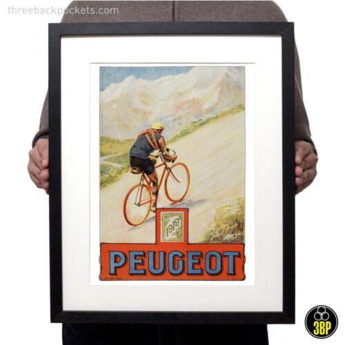 Vintage 1901 French Cycling Poster - Paris-Brest-Paris Ste La Francaise - 18x24 Reprint